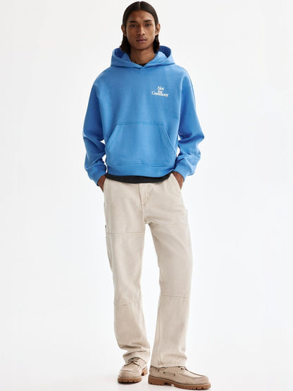 Loose Fit Motif-Detail Hoodie