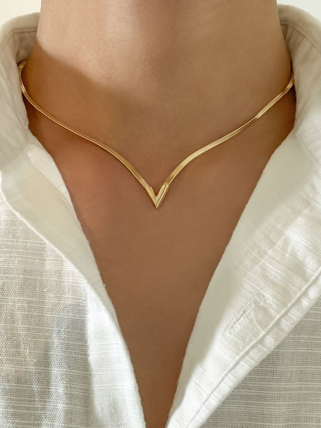 Copper Gold-Plated Minimal Chain