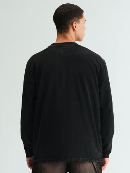 Men Printed Extended Sleeves T-shirt