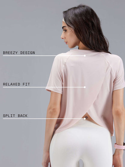 Blush Overlap Tee