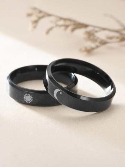 SALTY 92.5 Stainless Steel Sun Signet Ring