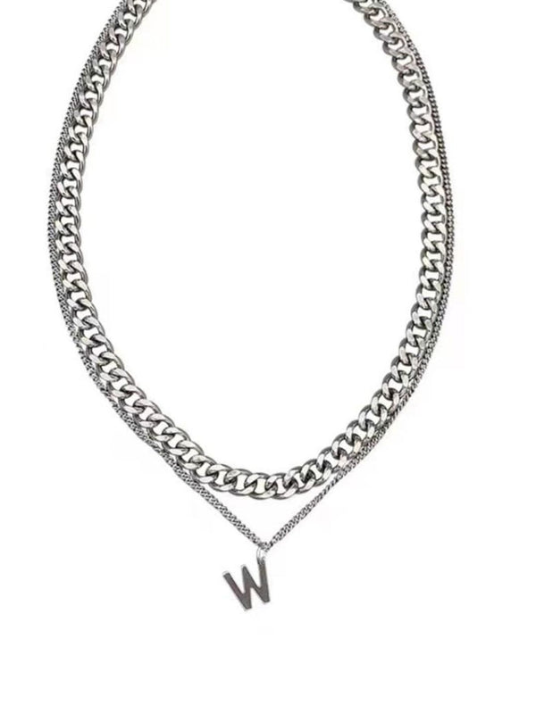 SALTY Stainless Steel Contemporary Pendant With Chain