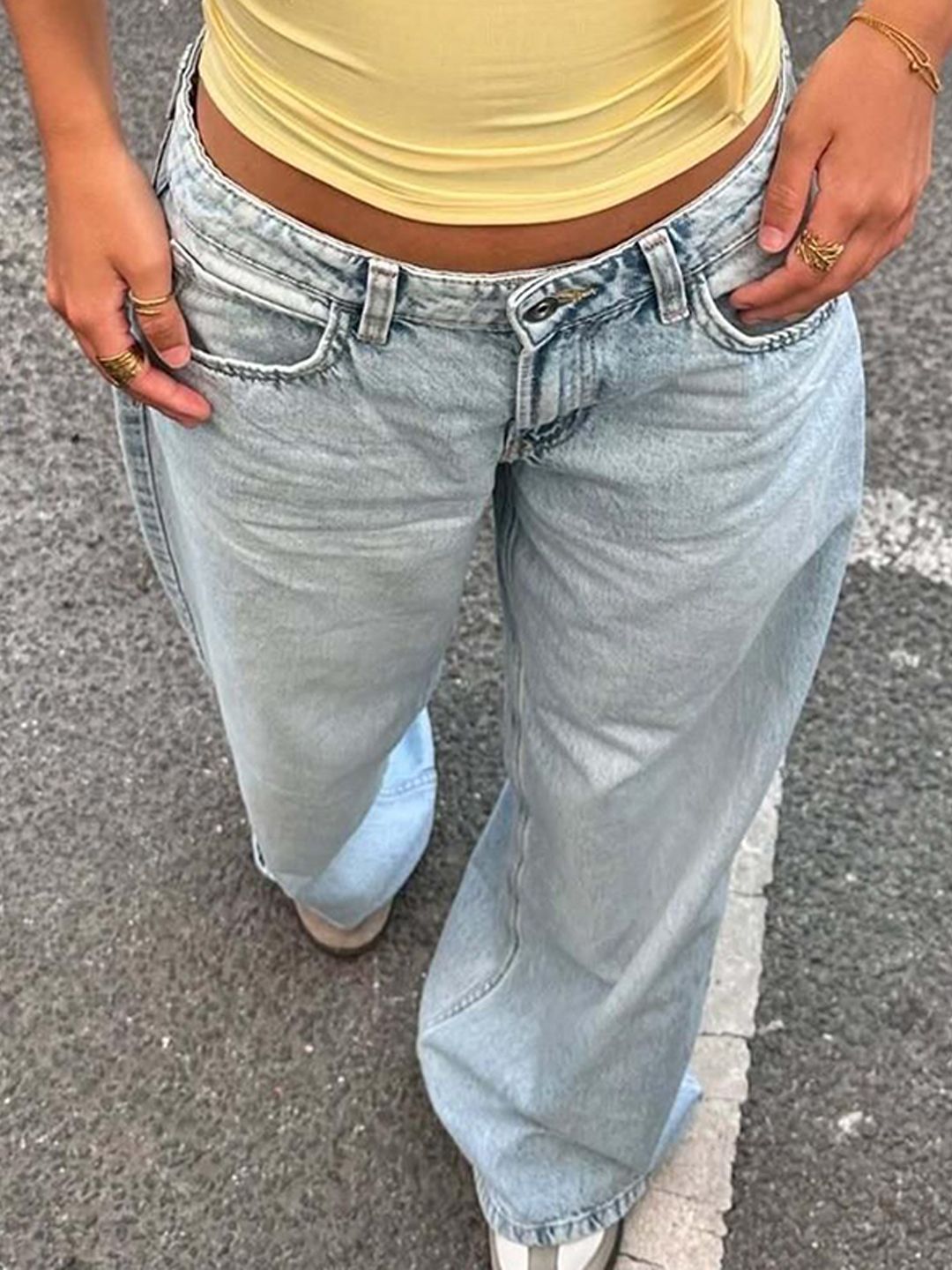 Pure Cotton Boyfriend Jeans