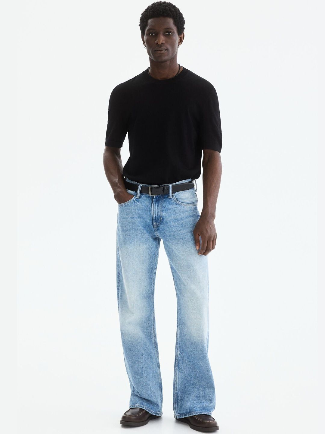 Slim Fit Knitted T-Shirt