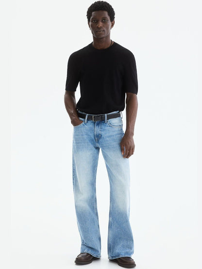 Slim Fit Knitted T-Shirt