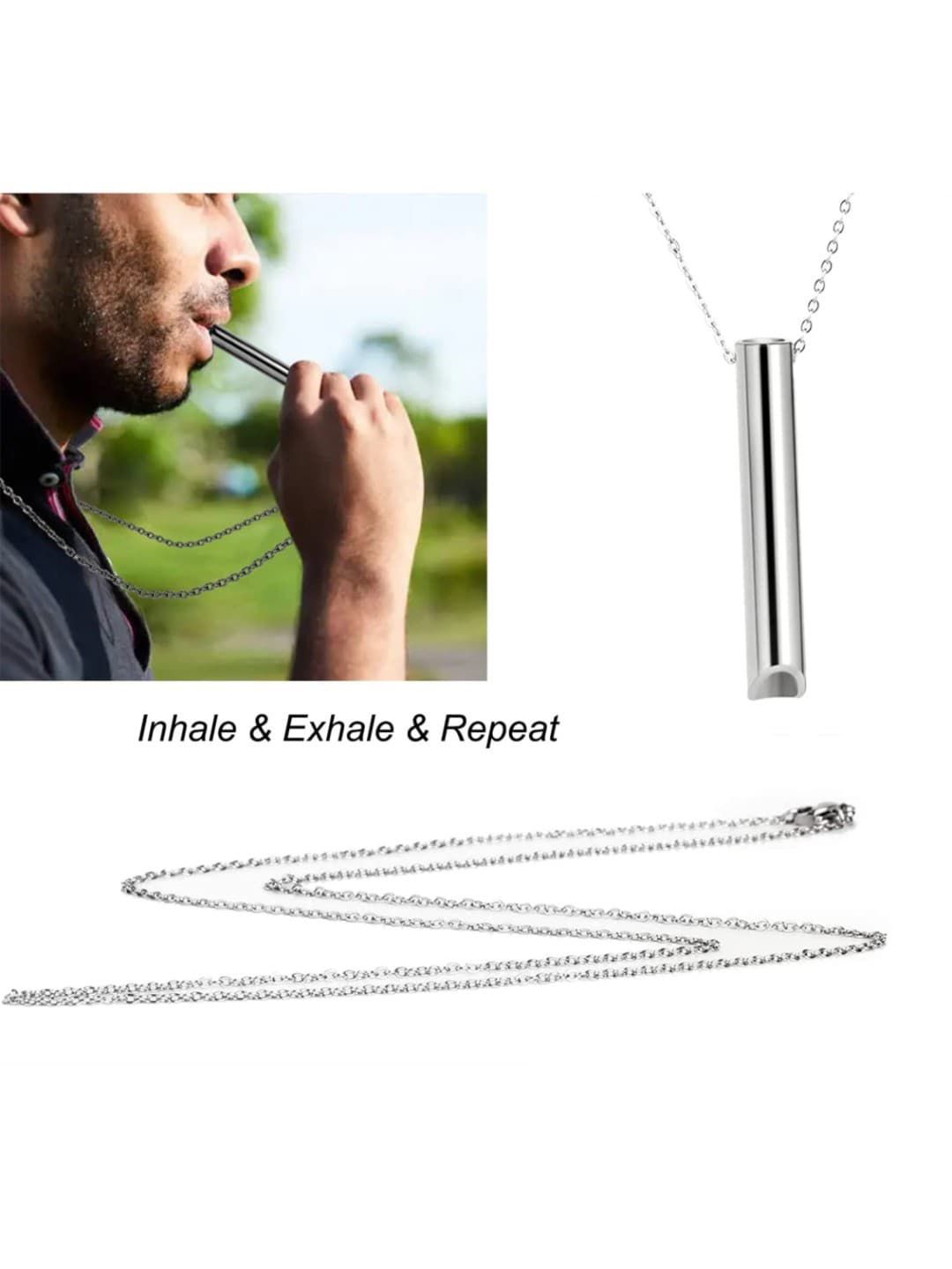SALTY Contemporary Pendant With Chain