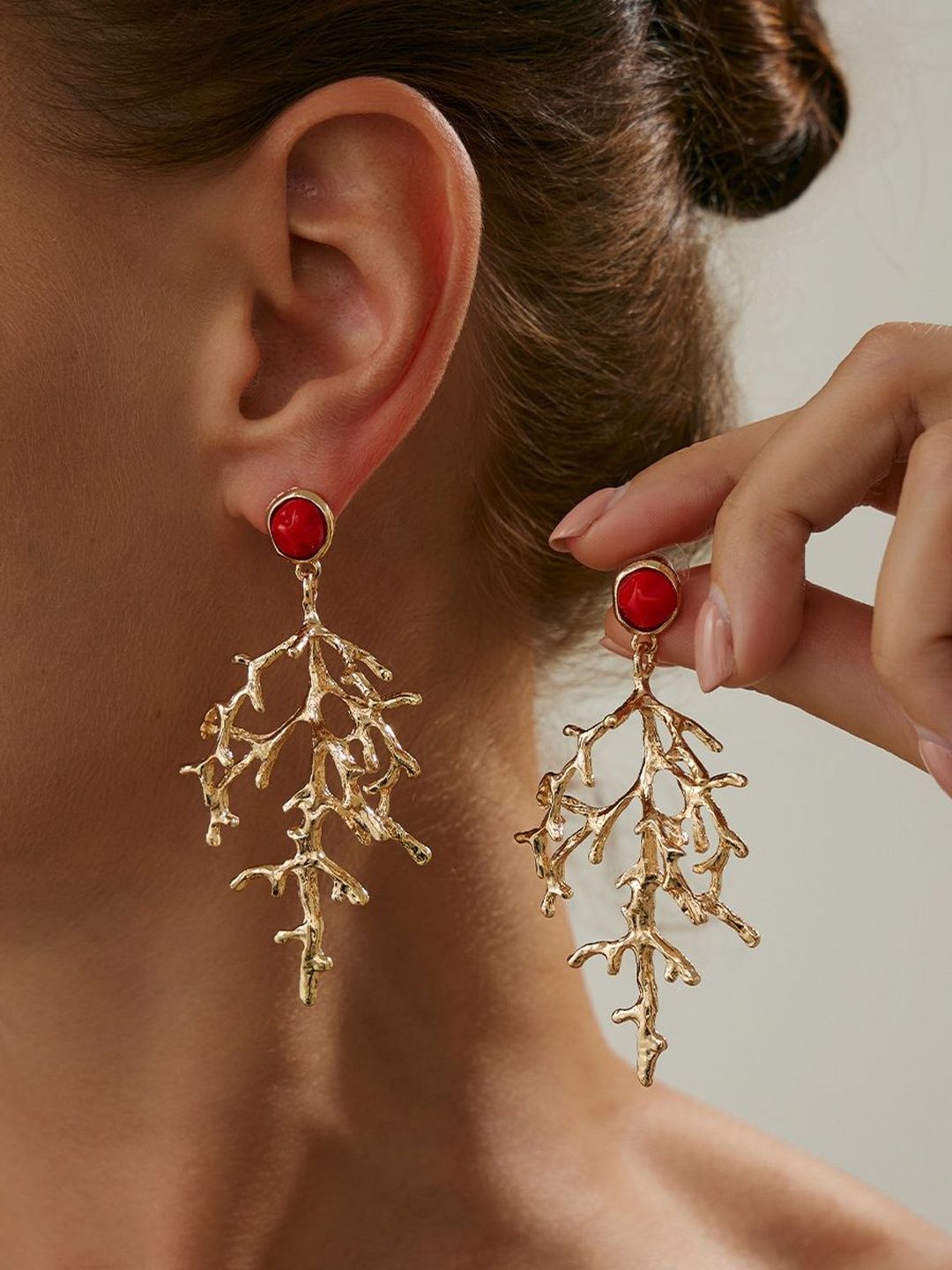 Geometric Drop Earrings