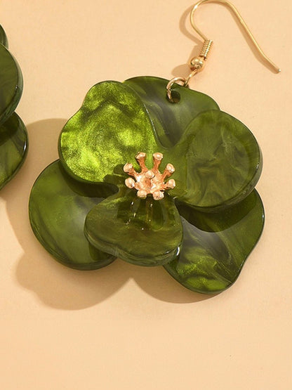 Floral Drop Earrings