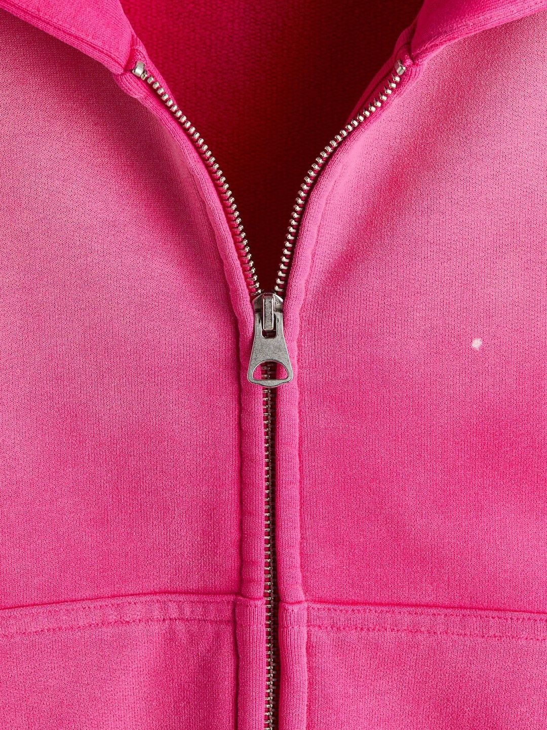 Oversized Fit Zip-Through Hoodie