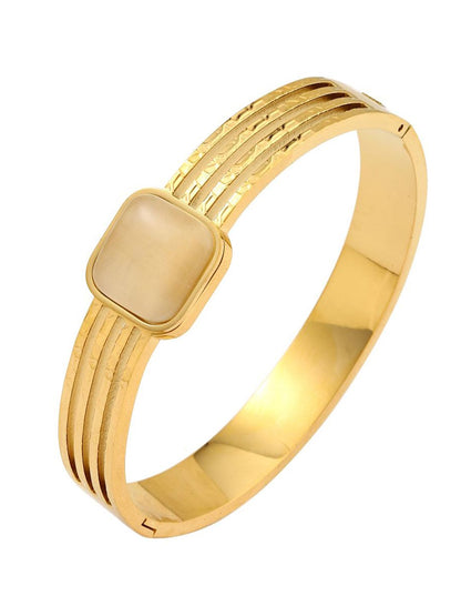 SALTY Stainless Steel Bangle Style Bracelet