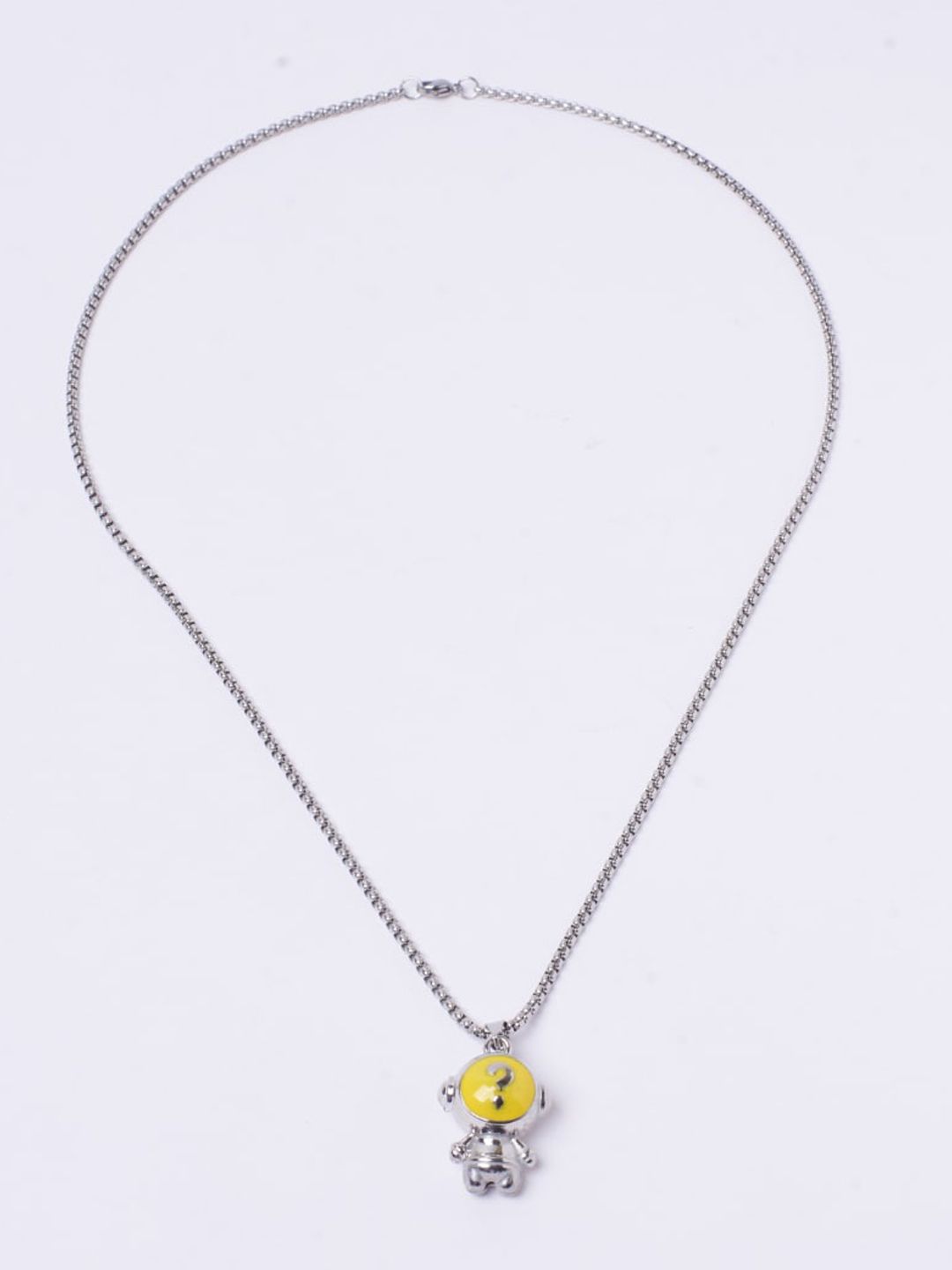SALTY Silver-Plated Contemporary Pendants with Chains