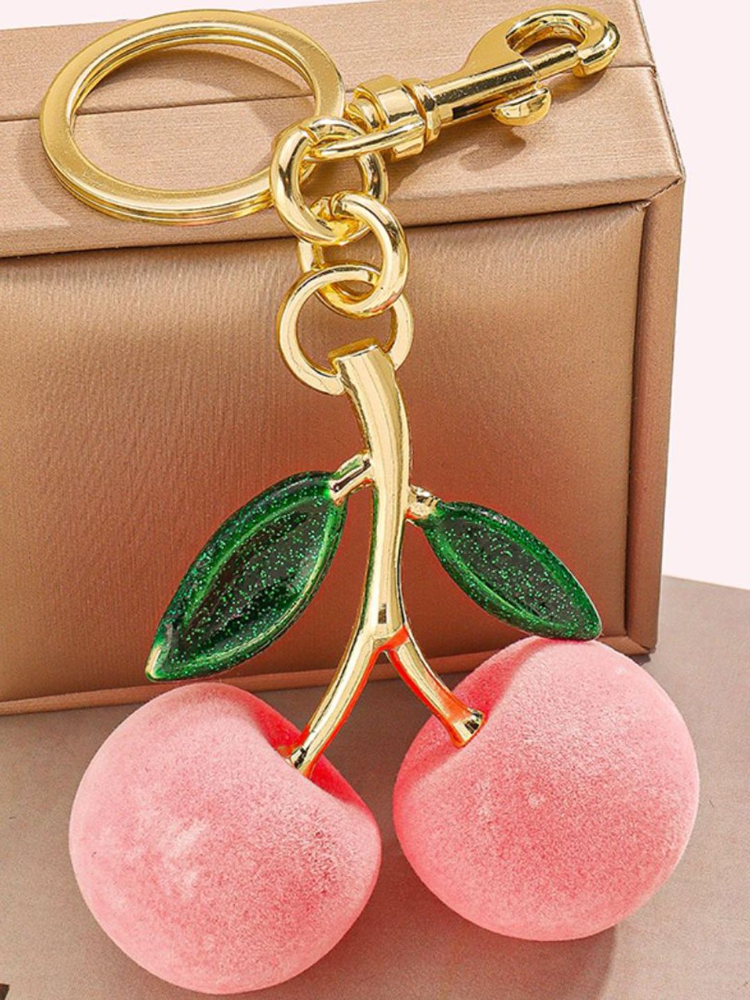 SALTY Frosted Cherry Bag Charm For Girls