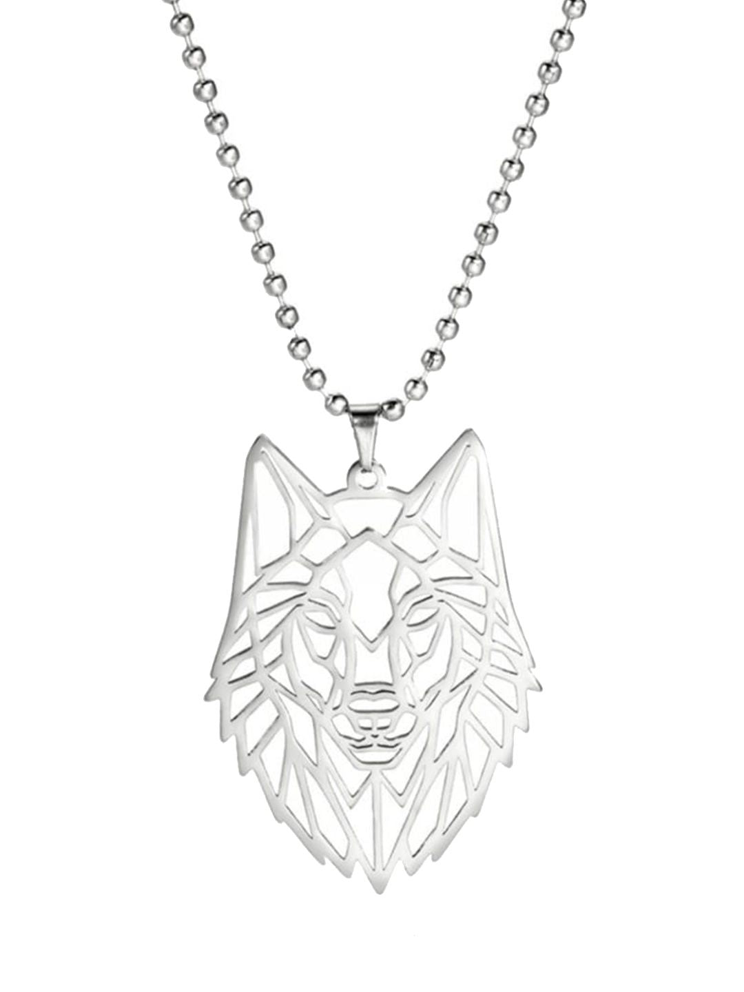 SALTY Men Stainless Steel Animal Shaped Pendant with Chain