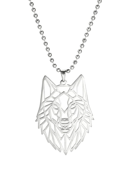 SALTY Men Stainless Steel Animal Shaped Pendant with Chain