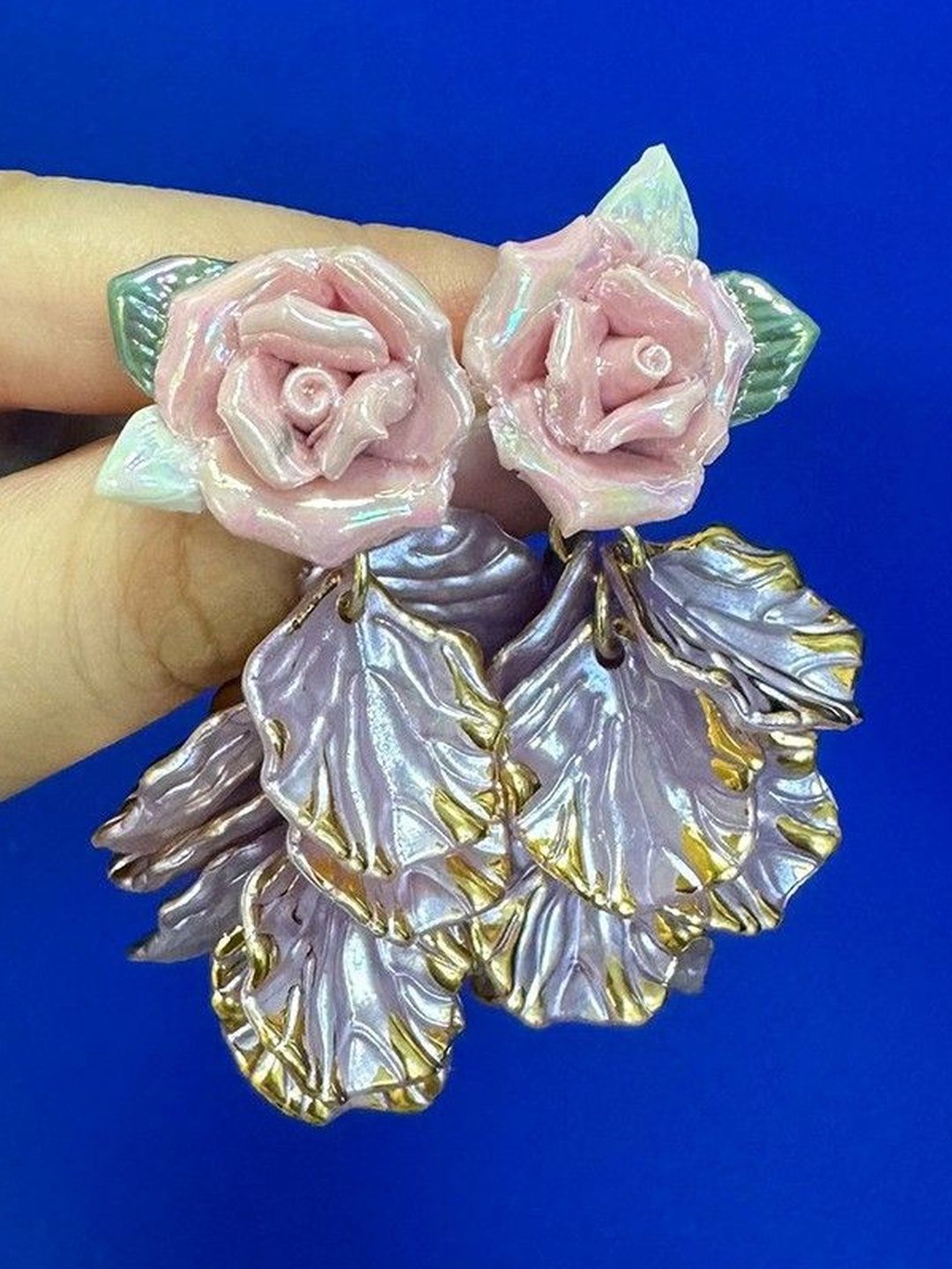 Floral Drop Earrings