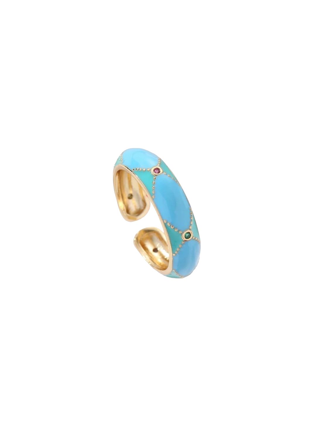 SALTY Pea Sorbet Adjustable Finger Ring