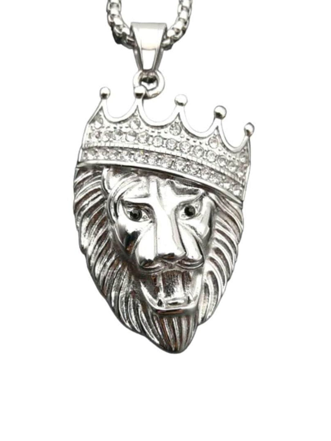 SALTY Men Stainless Steel Animal Shaped Pendants with Chains
