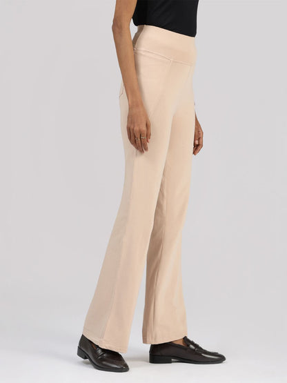 Womens AM PM Cotton Flare Pants -Tall