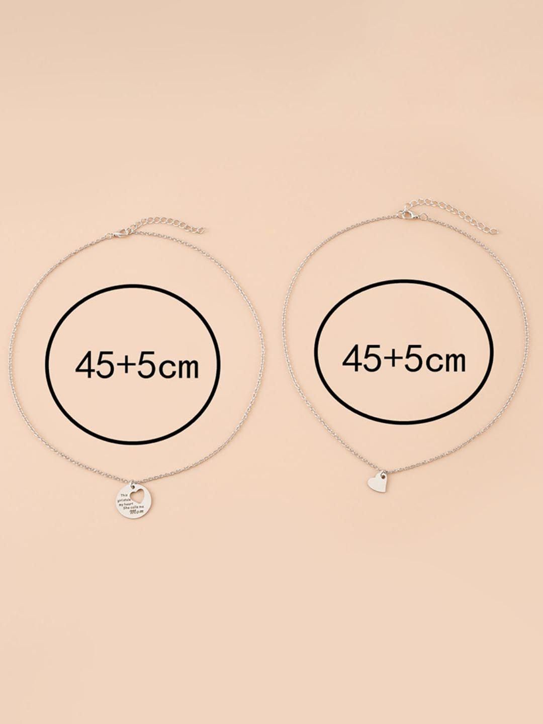 SALTY Set Of 2 Silver-Plated Necklace