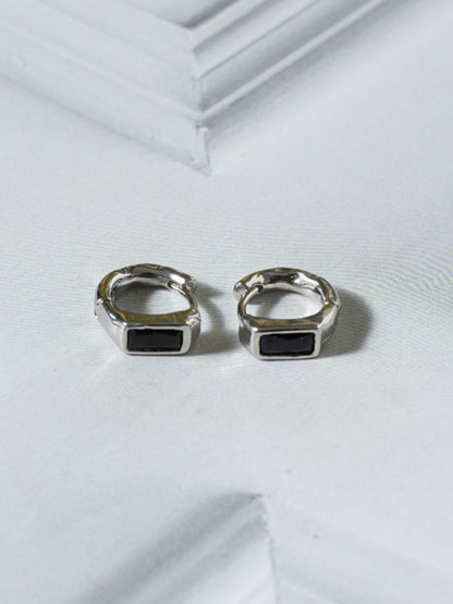 SALTY Men Contemporary Hoop Earrings