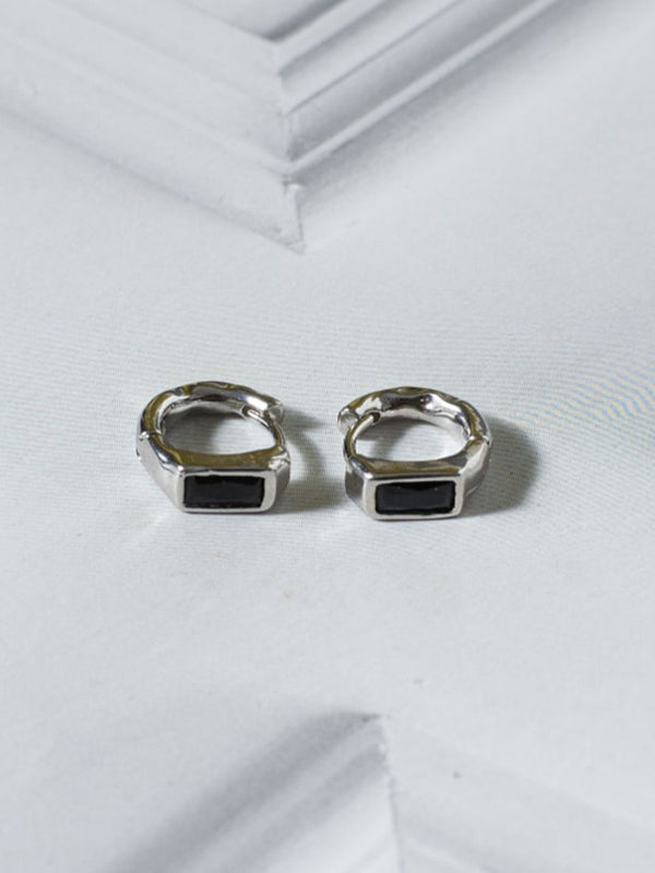 SALTY Men Contemporary Hoop Earrings