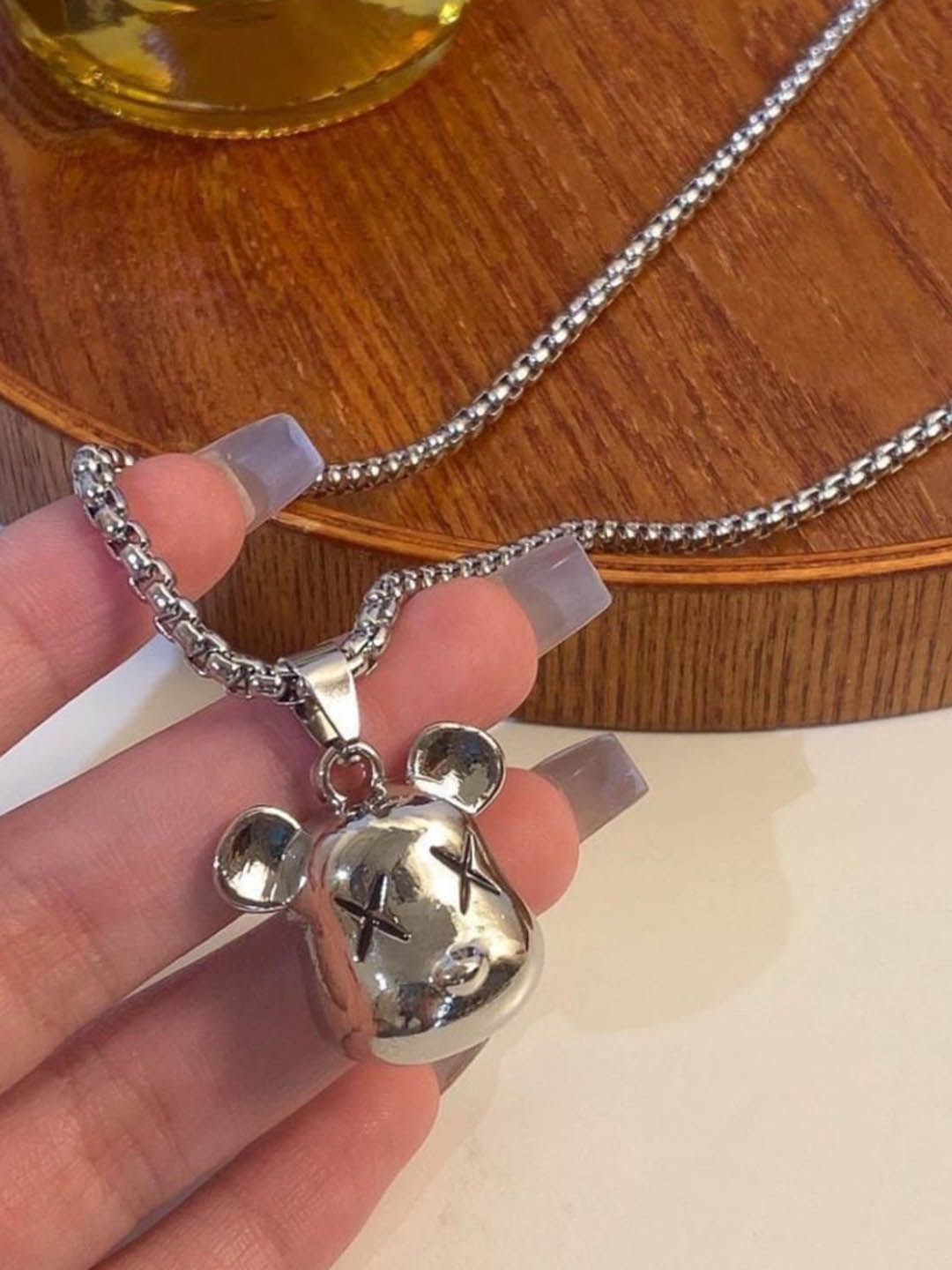SALTY Men Stainless Steel Contemporary Pendants with Chains