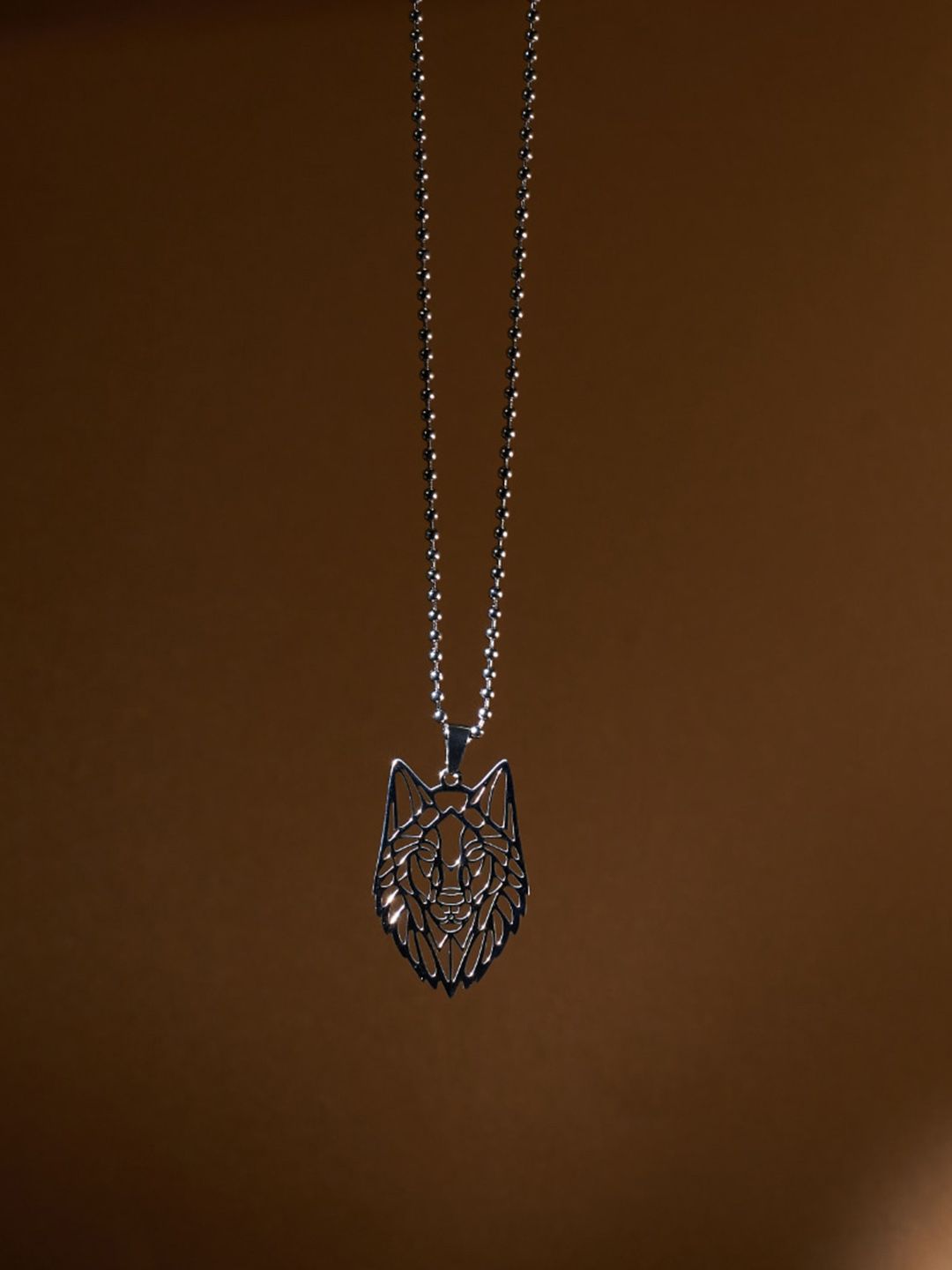 SALTY Men Stainless Steel Animal Shaped Pendant with Chain