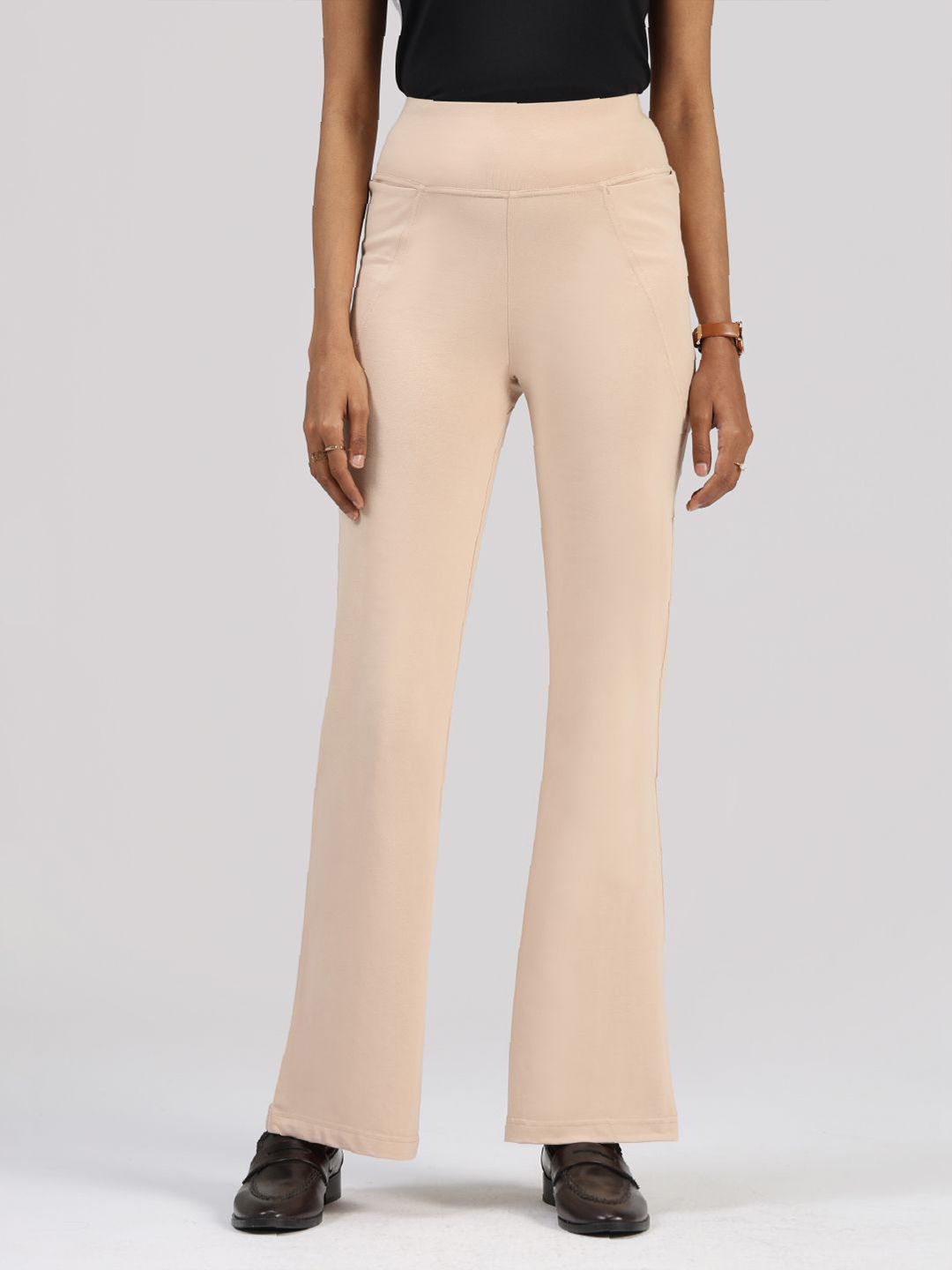 Womens AM PM Cotton Flare Pants -Tall