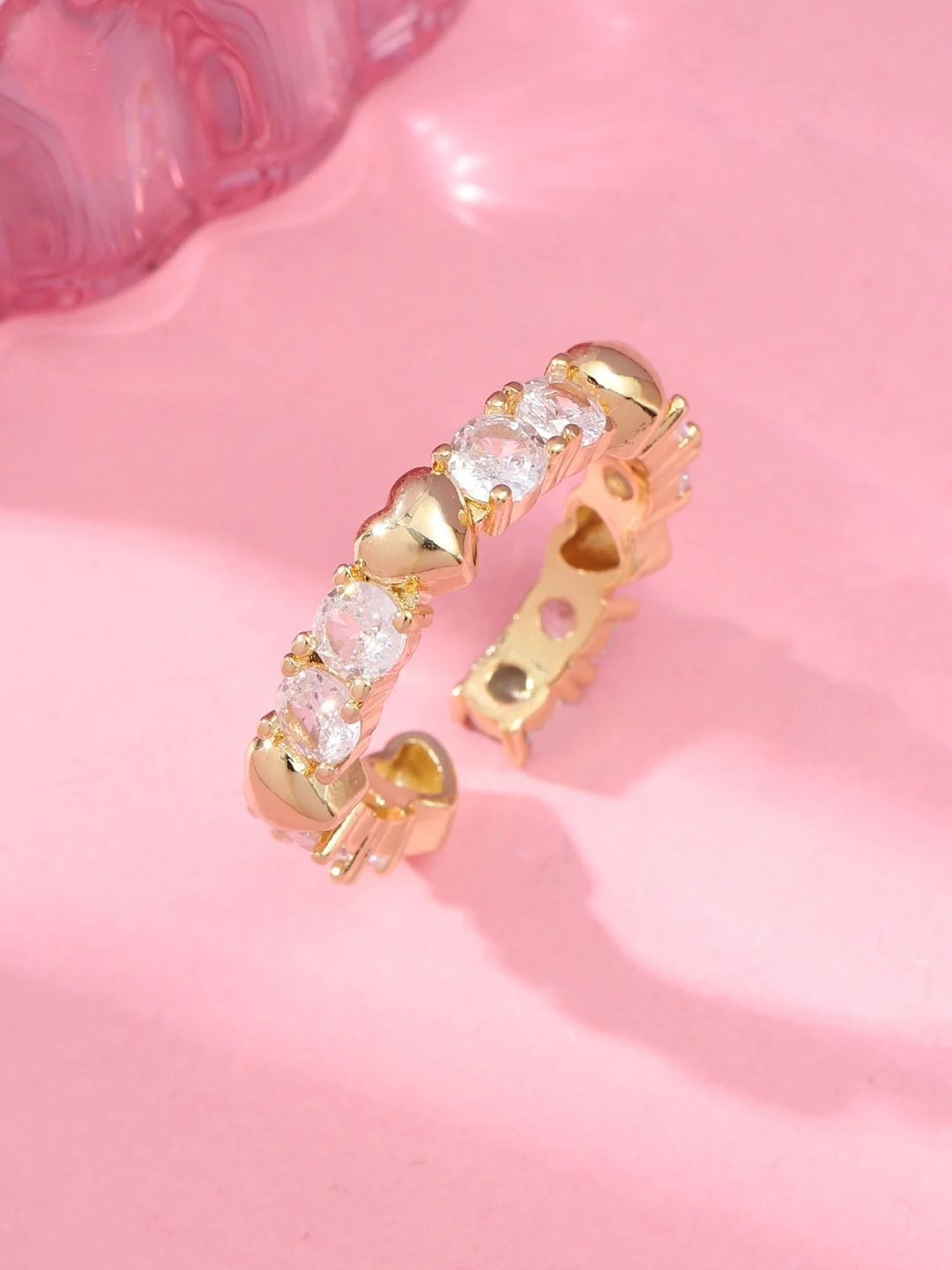 SALTY Pack of 2 Women Auric Gold Ring