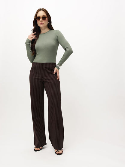 Round Neck Knitted T-shirt