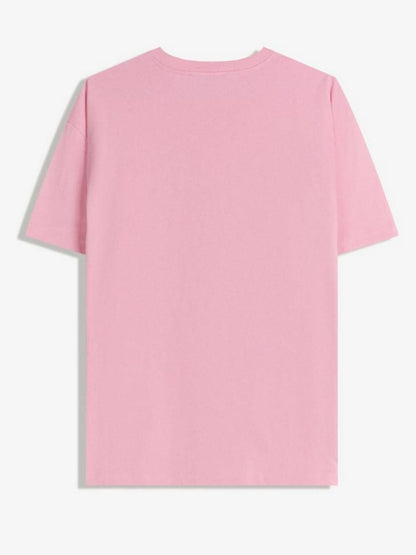 Printed short sleeve oversize T-shirt