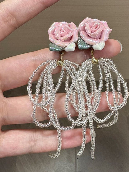 Floral Drop Earrings