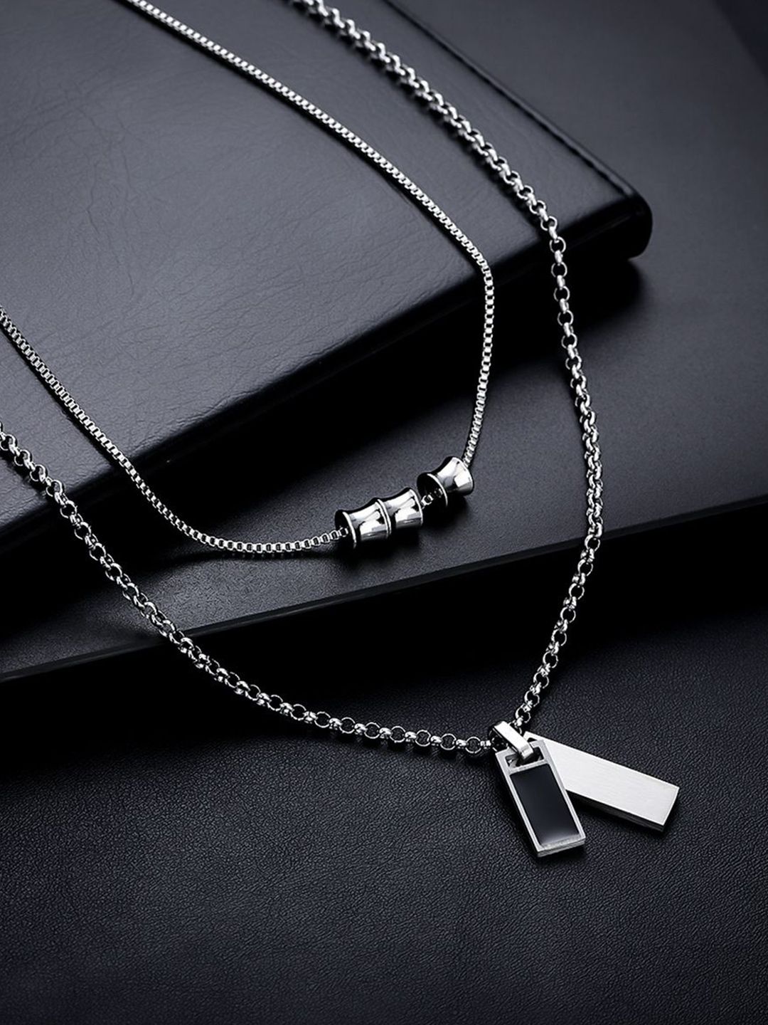 Stainless Steel Silver-Plated Chain