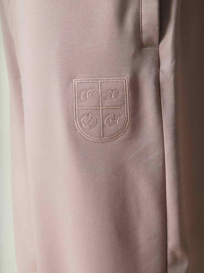Men Dusty Pink Wide Leg Joggers