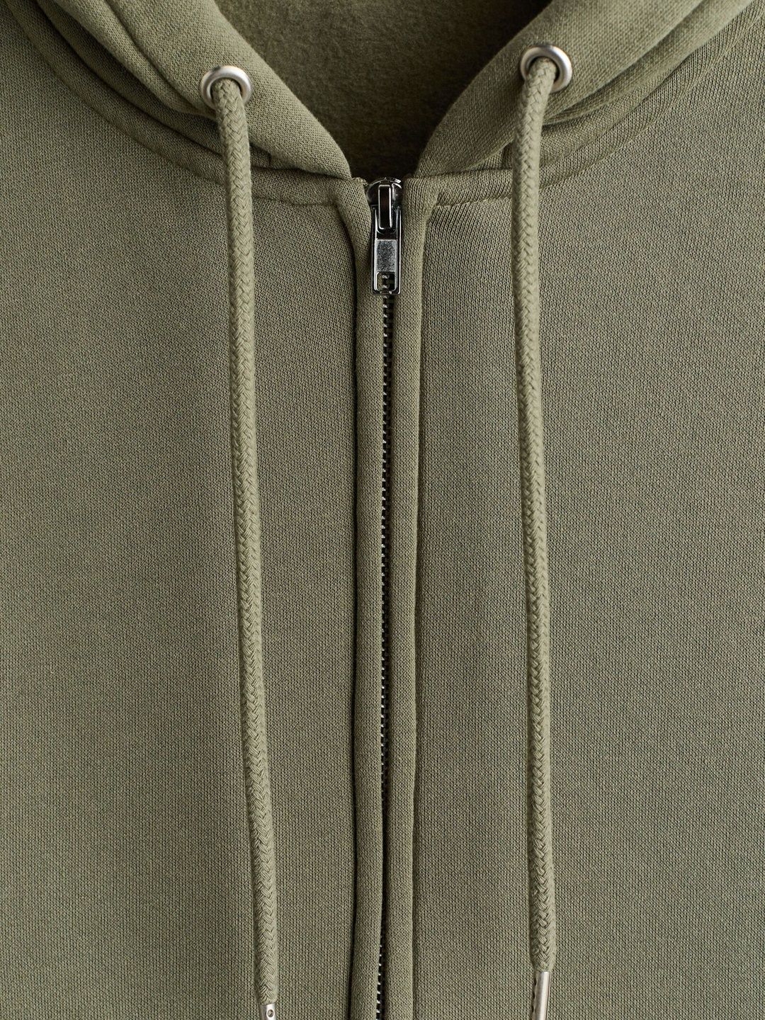 Loose  Fit Zip-Through Hoodie