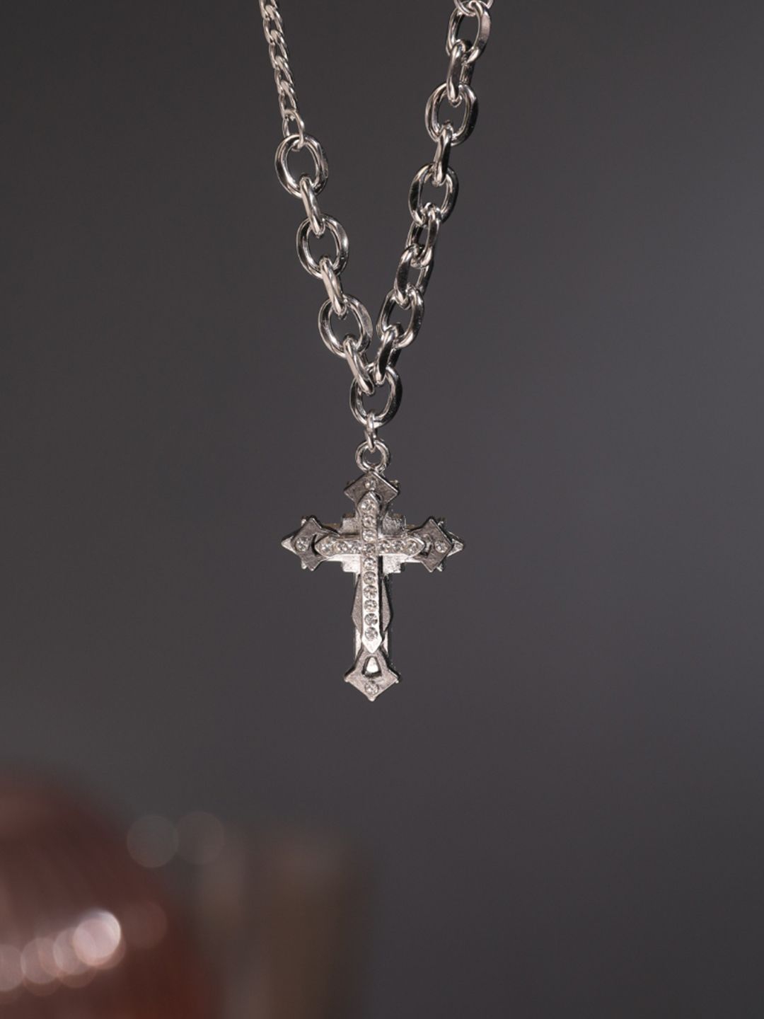 SALTY Men Silver-Plated Chain