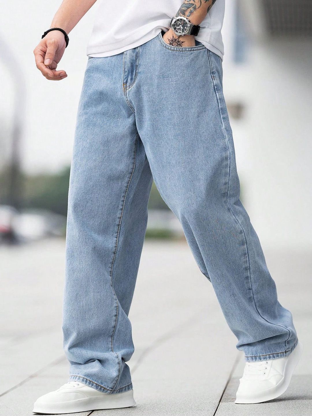 Men Low-Rise Stretchable Jeans