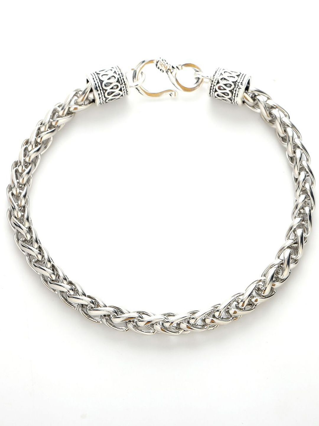 Men Silver-Plated Link Bracelet