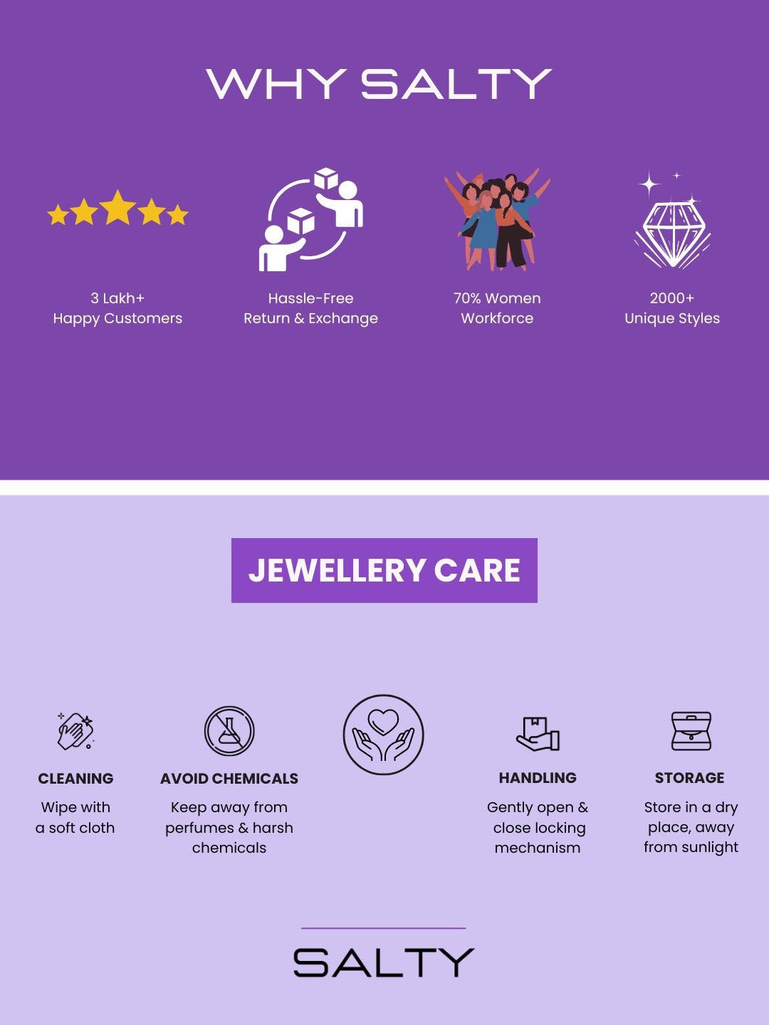 SALTY Textured Round Finger Ring