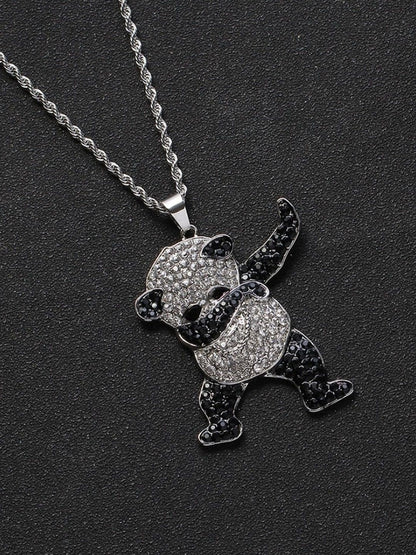 SALTY Men Dab Panda Stainless Steel Chain with Pendant