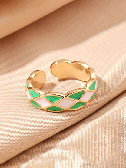 SALTY Enamel Adjustable Finger Ring