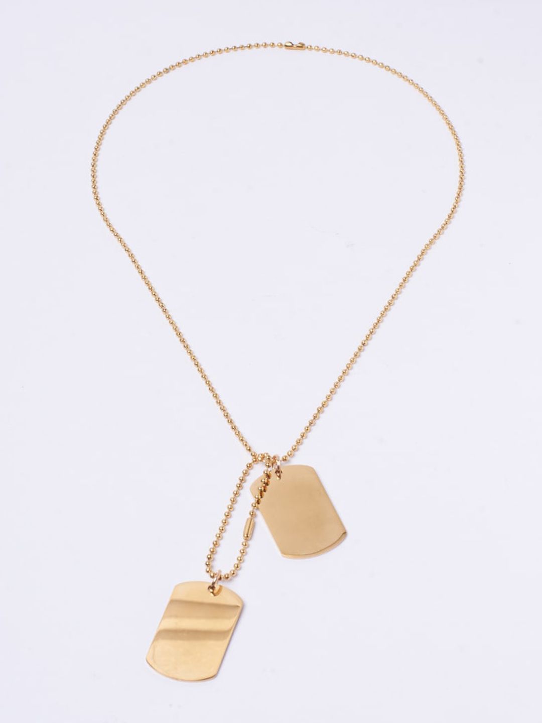 SALTY Men Stainless Steel Geometric Pendant with Chain
