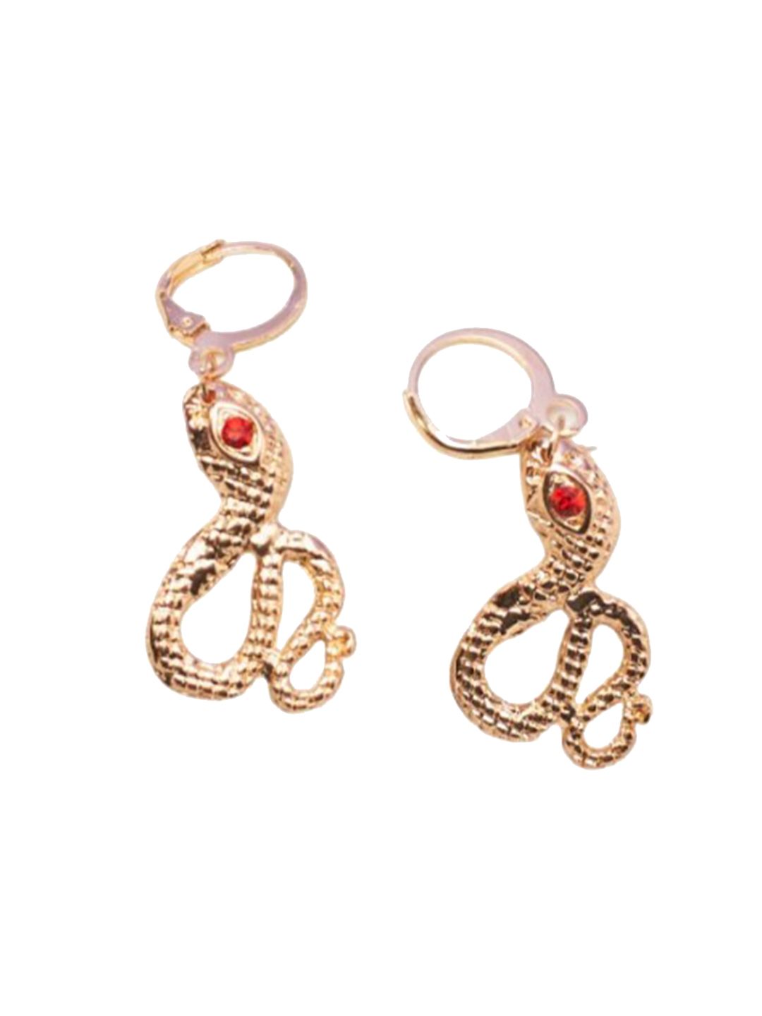 SALTY Stone-Studded Animal Shaped Drop Earrings