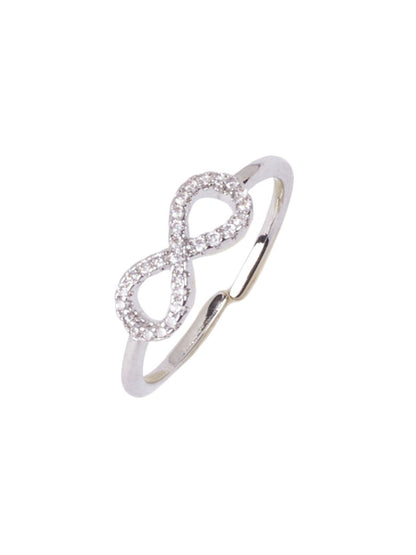SALTY Pack of 2 Women Beyond Infinity Silver Ring