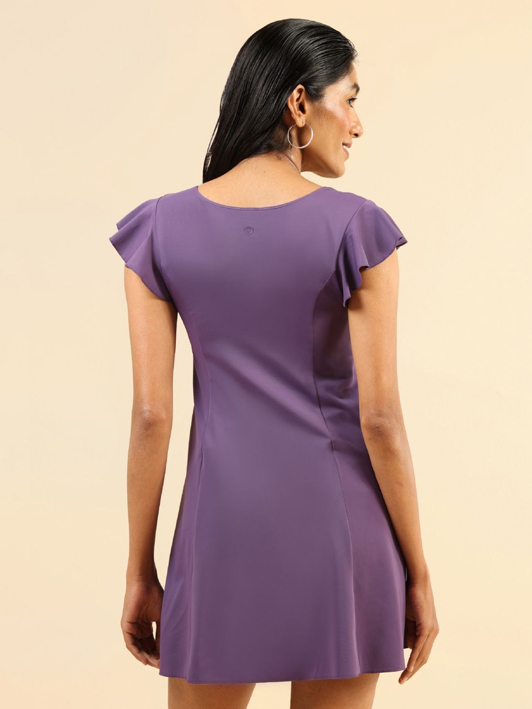 Round Neck Swimming Dress