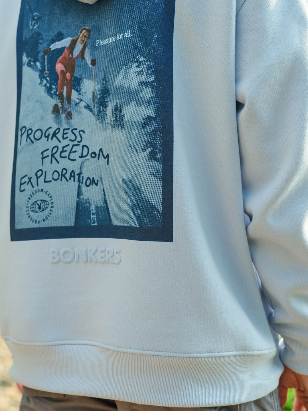 Men Printed Hooded Sweatshirt