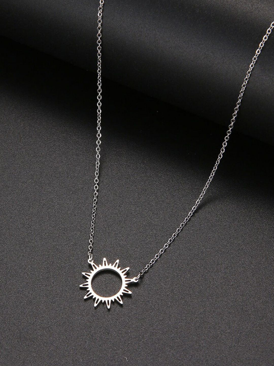 SALTY Set Of 2 Stainless Steel Layered Necklace