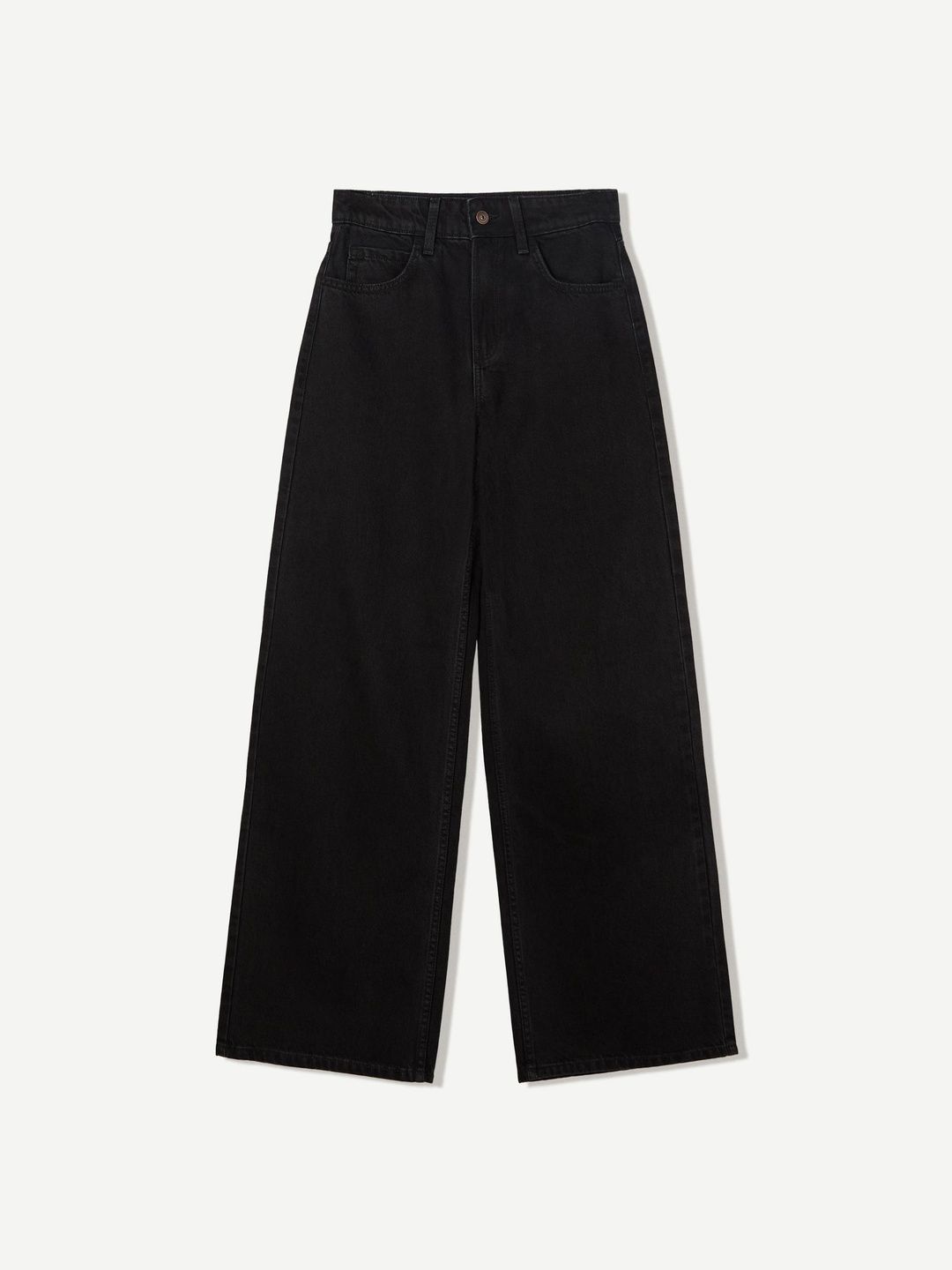 Women Urban Wide Leg Mid-Rise Stretchable Jeans