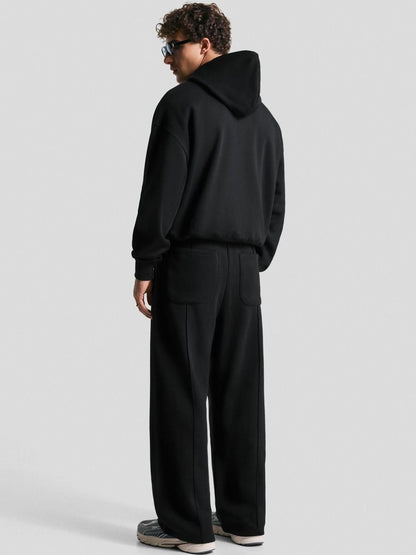 Printed boxy fit hoodie