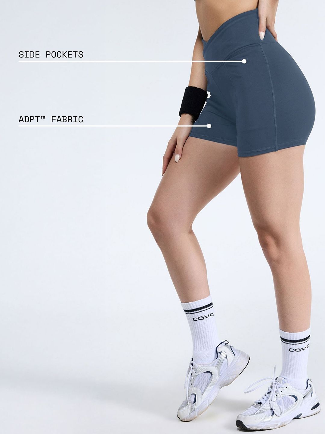 Blue Hourglass Booty Shorts